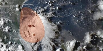 Se forma posible tormenta en el Golfo de México