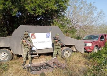 Explosivos, arsenal y “monstruos” asegurados en Tamaulipas
