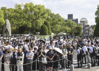 Hiroshima conmemora 80 años del bombardeo atómico
