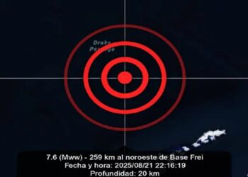 Poderoso terremoto de 8.0 de magnitud golpea el sur de Chile y Argentina