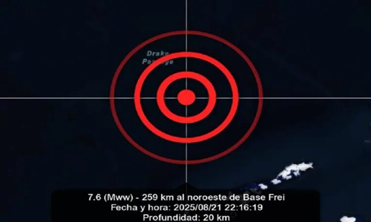 Poderoso terremoto de 8.0 de magnitud golpea el sur de Chile y Argentina