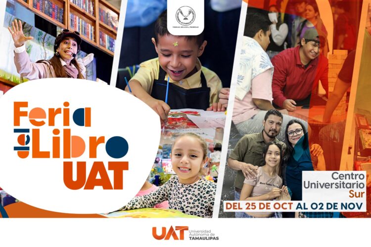 Anuncian Feria del Libro UAT 2025 el 25 de octubre en Campus Tampico