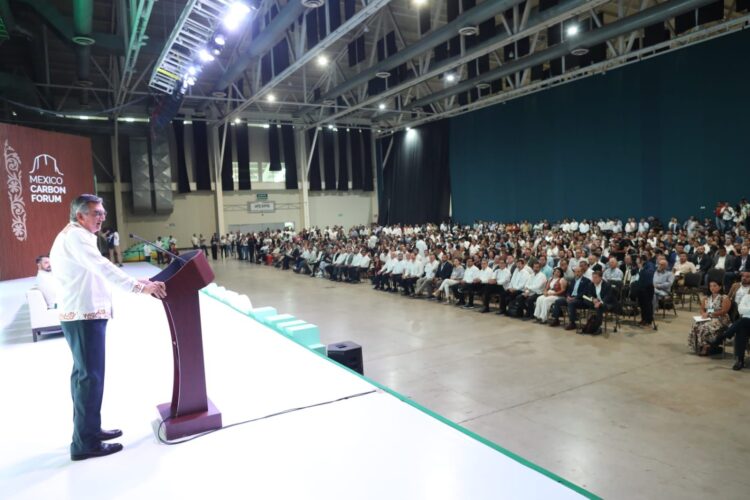 Inaugura gobernador Américo Villarreal la 5ª edición del México Carbon Forum en Tampico