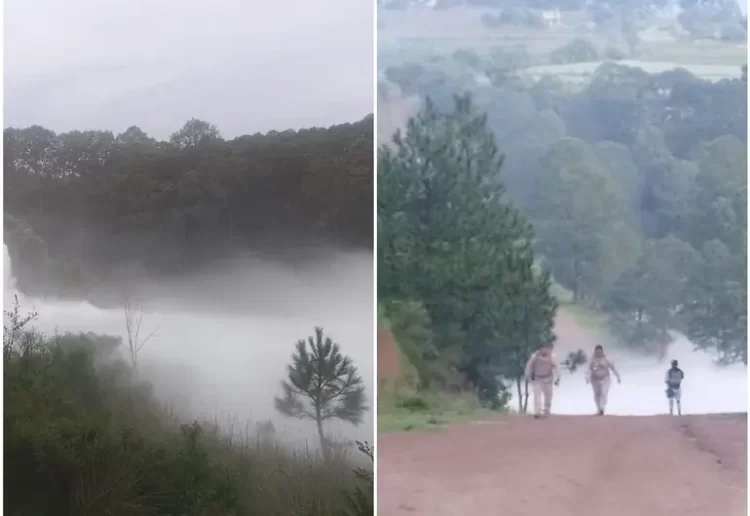 Desalojan a más de 3 mil personas por fuga de gas en Nanacamilpa, Tlaxcala