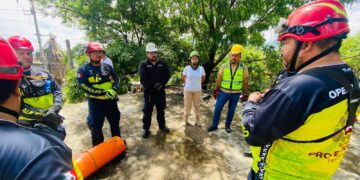 Capacitan a elementos de Protección Civil en tareas de rescate en espacios confinados