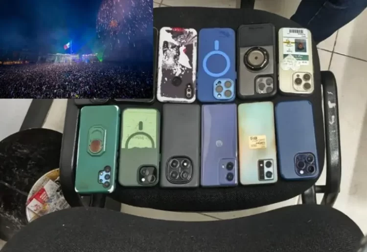 Capturan a adolescente por robo de 13 celulares en el Zócalo