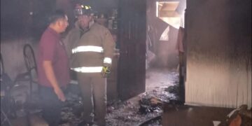 Bomberos sofocan incendio de vivienda en Col. La Libertad de Cd. Victoria