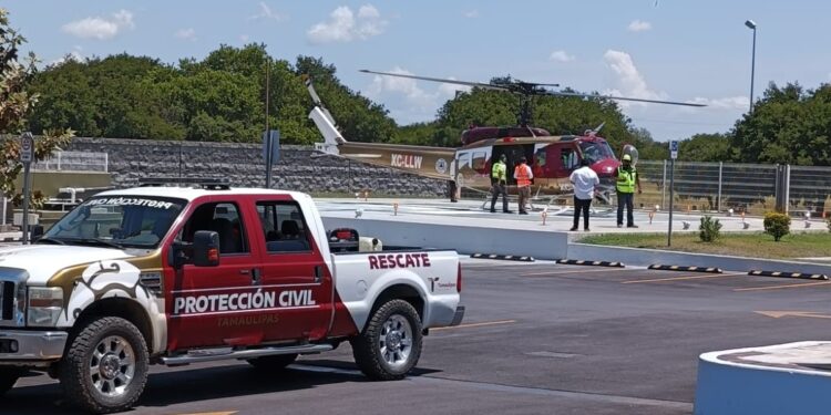 Trasladan a Victoria a niño herido durante balacera en Matamoros