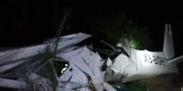 Fallecen dos en desplome de avioneta en García, Nuevo León