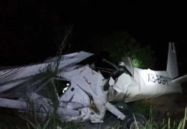 Fallecen dos en desplome de avioneta en García, Nuevo León