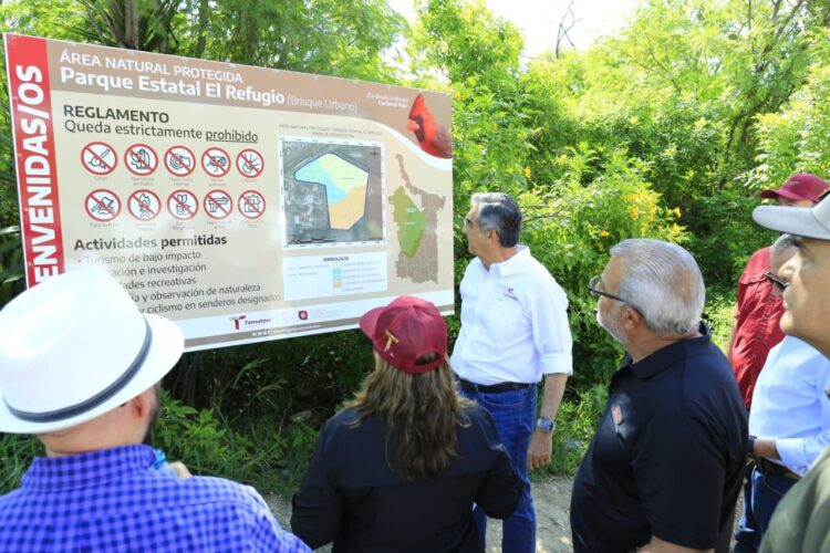 Impulsa Américo Villarreal transformación del Parque Estatal “El Refugio”; será referente ecoturístico