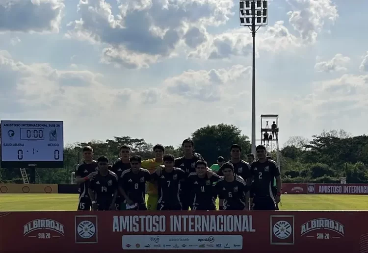 México remonta en última prueba previo al Mundial sub 20