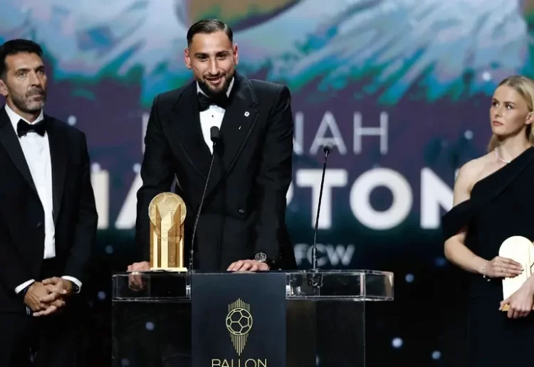 El nuevo guardián del City, Donnarumma, gana su segundo Trofeo Yashin como mejor portero