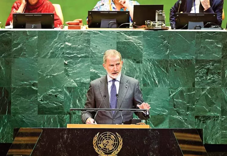 Felipe VI de España implora por Gaza, pero Israel niega al Estado palestino