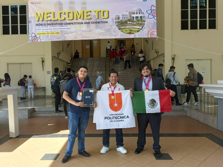 Ganan estudiantes de Altamira, Tamaulipas Competencia y Exhibición Mundial de Invenciones WICE 2025