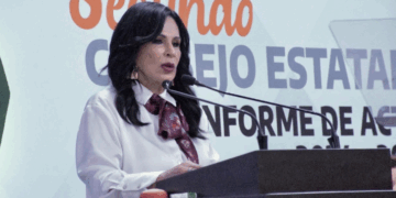 Rinde Blanca Valles informe de labores ante burócratas estatales de Tamaulipas