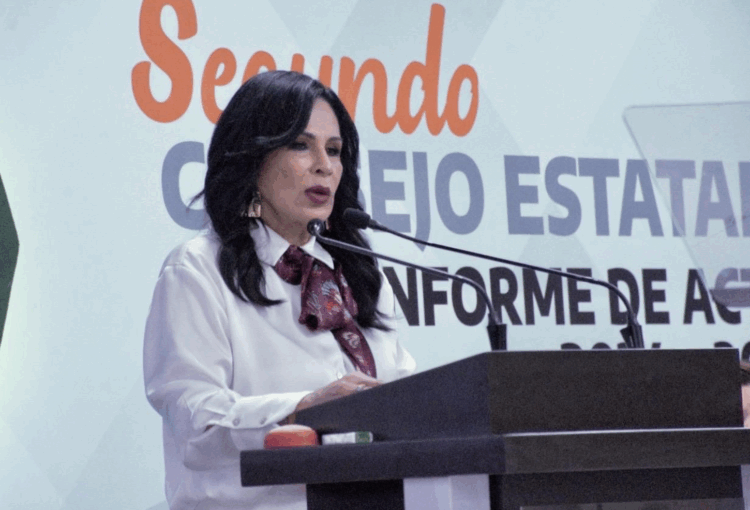 Rinde Blanca Valles informe de labores ante burócratas estatales de Tamaulipas