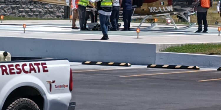 Trasladan a Victoria a niño herido durante balacera en Matamoros