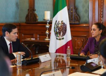 Van contra tráfico de armas, droga y huachicol; acordaron Sheinbaum y Rubio