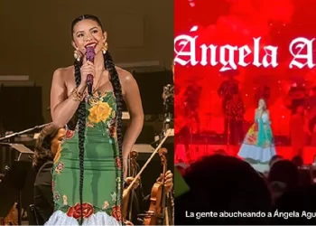 Ángela Aguilar es abucheada en concierto del Grito en Guadalajara