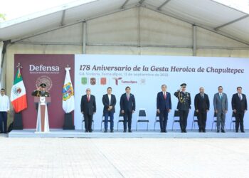 Preside Américo ceremonia del 178 aniversario de la Gesta Heroica de los Niños Héroes de Chapultepec
