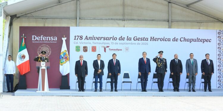Preside Américo ceremonia del 178 aniversario de la Gesta Heroica de los Niños Héroes de Chapultepec