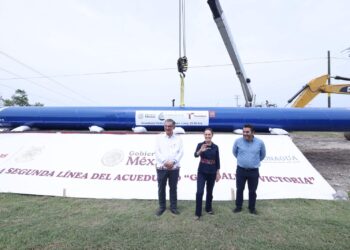 Presidenta Claudia Sheinbaum supervisó la construcción del nuevo acueducto de Ciudad Victoria