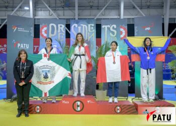 Gana victorense Ana Sofía Guevara Ramírez medalla de oro en certamen de taekwondo en Perú
