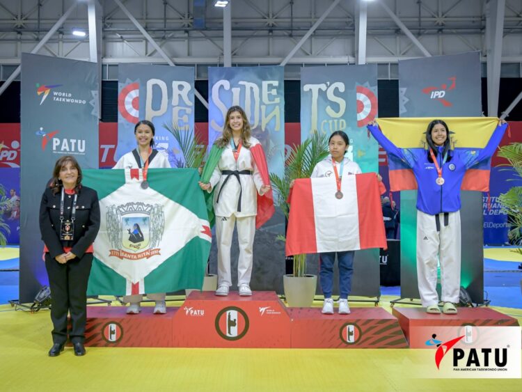 Gana victorense Ana Sofía Guevara Ramírez medalla de oro en certamen de taekwondo en Perú
