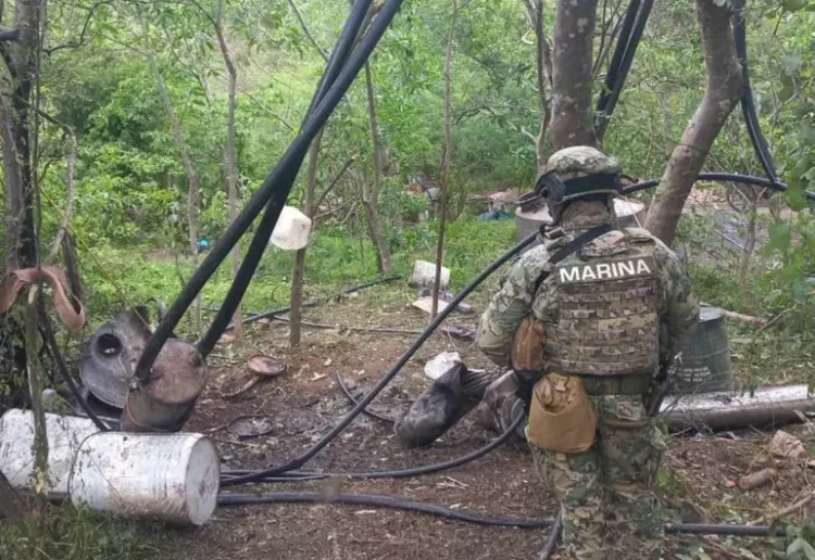 Secretaría de Marina asegura 21 toneladas de metanfetaminas en Durango