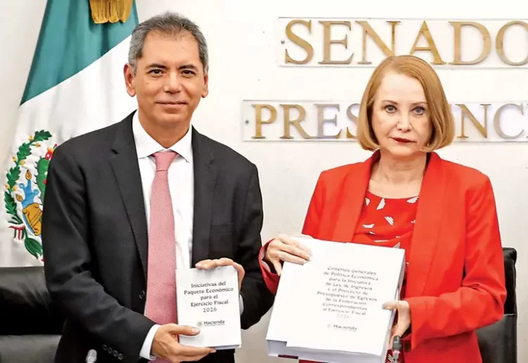 Crecerá PIB hasta 2.8% en 2026, según estimación de la SHCP en paquete económico