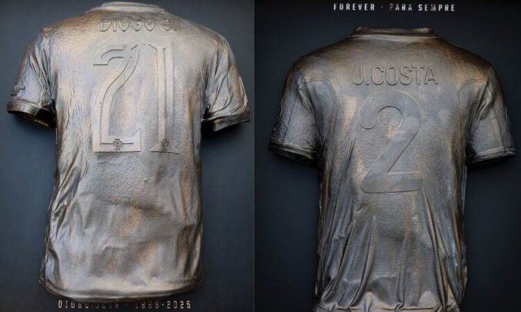 Portugal honra a Diogo Jota con estatua en su memoria