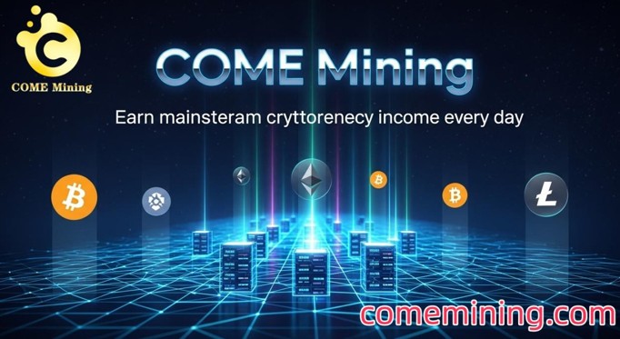 Utilice la minería en la nube de COME Mining para obtener ingresos diarios con las principales criptomonedas