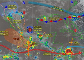 Tamaulipas y noreste del país bajo alerta por lluvias muy fuertes