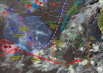 Pronostican lluvias fuertes para Tamaulipas este jueves