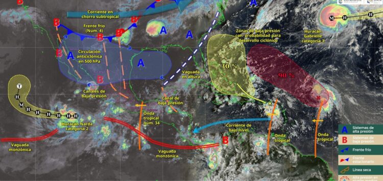 Tamaulipas sigue con probabilidades de chubascos