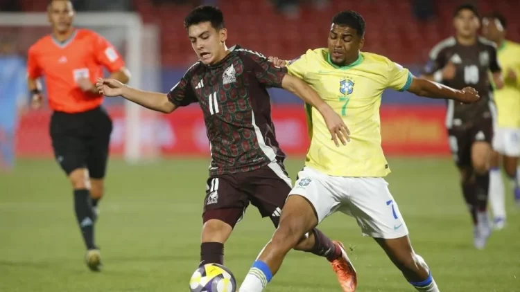 México rescata empate 2-2 ante Brasil en el Mundial Sub 20