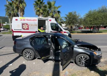 Una persona herida en accidente