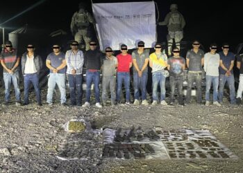 Detienen a 15 presuntos sicarios y aseguran armamento en Abasolo, Tamaulipas