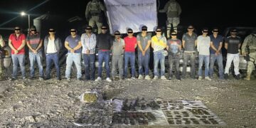 Detienen a 15 presuntos sicarios y aseguran armamento en Abasolo, Tamaulipas