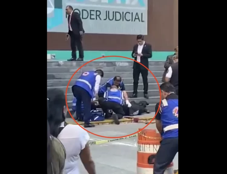 Balean a abogado en escalinatas del Poder Judicial-CDMX; cae presunto implicado