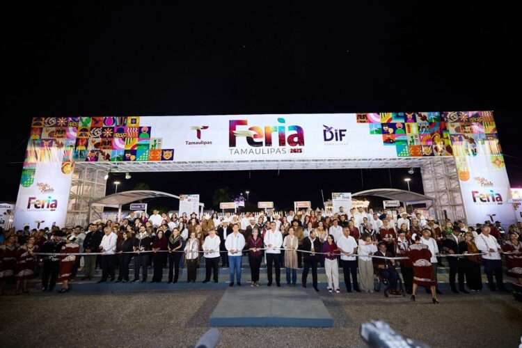 Inaugura Américo Villarreal la Feria Tamaulipas 2025, una fiesta de unidad y tradición