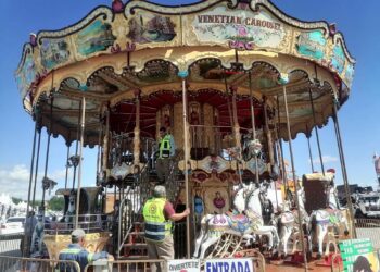 Revisa Protección Civil Estatal juegos mecánicos de Feria Estatal e Cd. Victoria