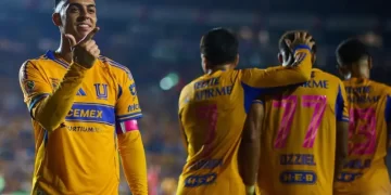Hat-trick de Brunetta impulsa a Tigres 5-3 sobre el Necaxa