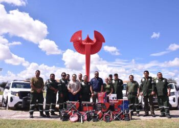 Entrega Secretaría de Turismo equipo a los Ángeles Verdes en Tamaulipas