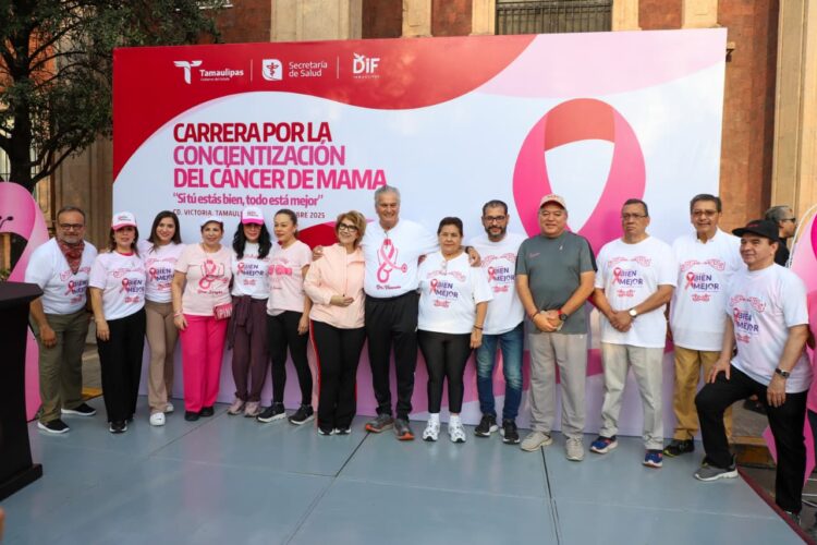 Conmemoran el Día Internacional de Lucha contra el Cáncer de Mama en Tamaulipas