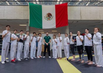 Selección mexicana de taekwondo realiza campamento de preparación en Corea del Sur
