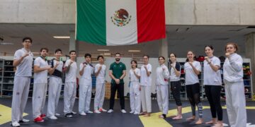 Selección mexicana de taekwondo realiza campamento de preparación en Corea del Sur