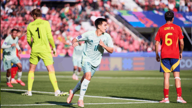 México logra empate 2-2 ante España con doblete de Mora en Mundial Sub20