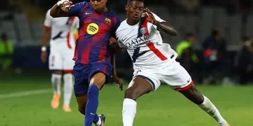 PSG derrota al Barcelona 2-1 con gol en el último minuto